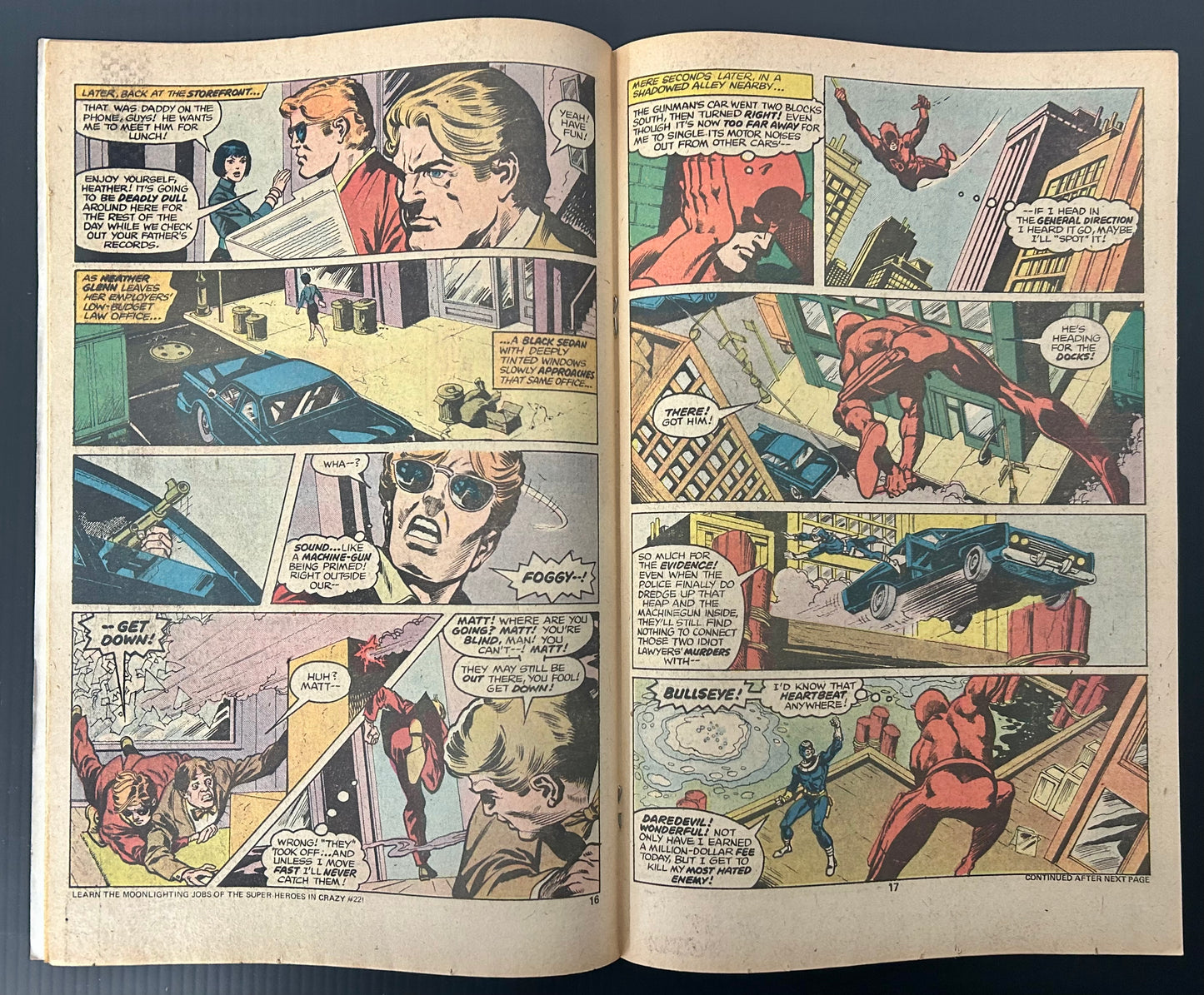 🔑 DAREDEVIL #141 [MARVEL COMICS] NEWSSTAND *3RD APPR BULLSEYE* 1977 FN/VF