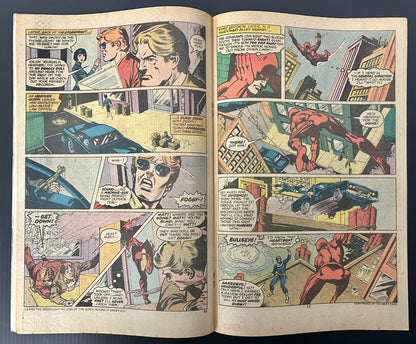 🔑 DAREDEVIL #141 [MARVEL COMICS] NEWSSTAND *3RD APPR BULLSEYE* 1977 FN/VF