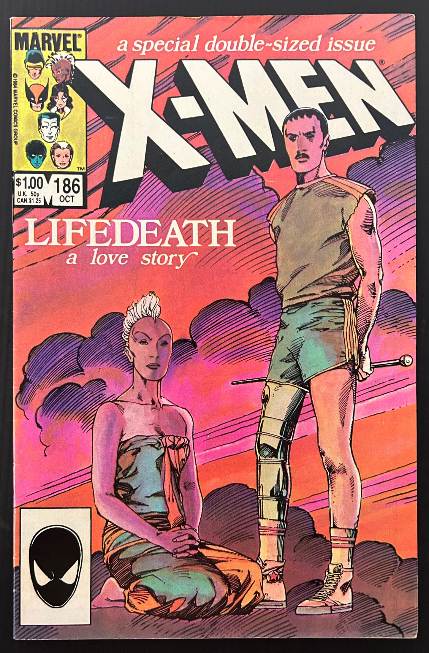 🔑 THE UNCANNY X-MEN #186 [MARVEL COMICS] DIRECT 1984 FN/VF