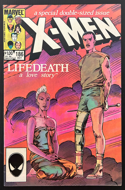 🔑 THE UNCANNY X-MEN #186 [MARVEL COMICS] DIRECT 1984 FN/VF