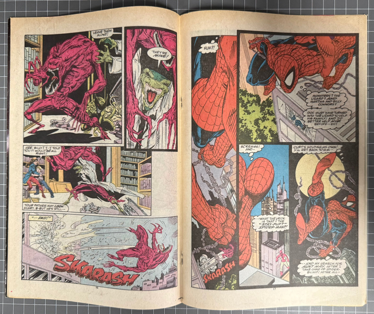 THE AMAZING SPIDER-MAN #313 [MARVEL COMICS] DIRECT 1989 VG/FN