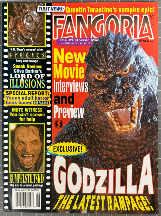 FANGORIA VOL. 1 #145 [STARLOG / O'QUINN] HORROR MAGAZINE 1995