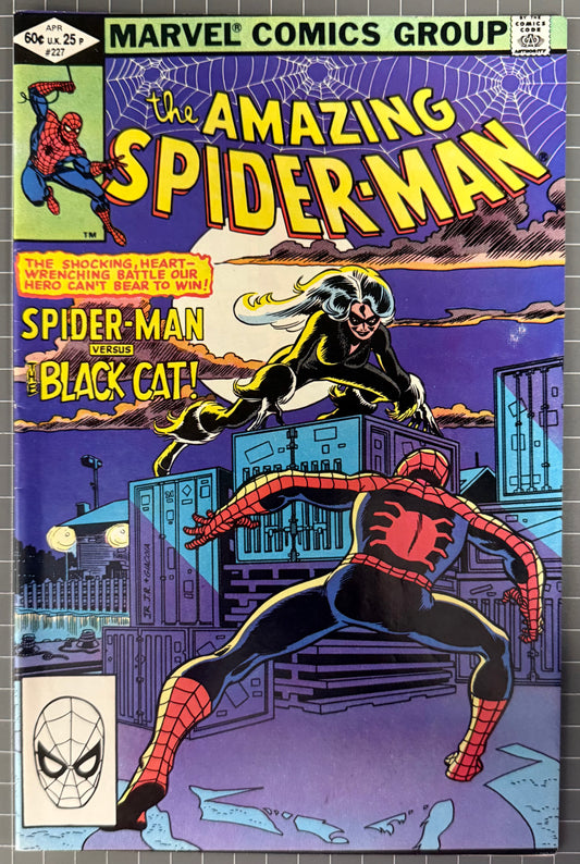 THE AMAZING SPIDER-MAN #227 [MARVEL COMICS] DIRECT 1982 VF+