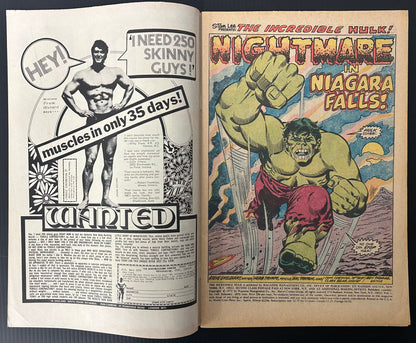 THE INCREDIBLE HULK #160 [MARVEL COMICS] DIRECT 1973 VG+