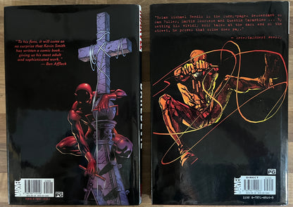 DAREDEVIL: The Man Without Fear Volumes 1 & 2, Bendis, Smith, 1st Print HC/DJ