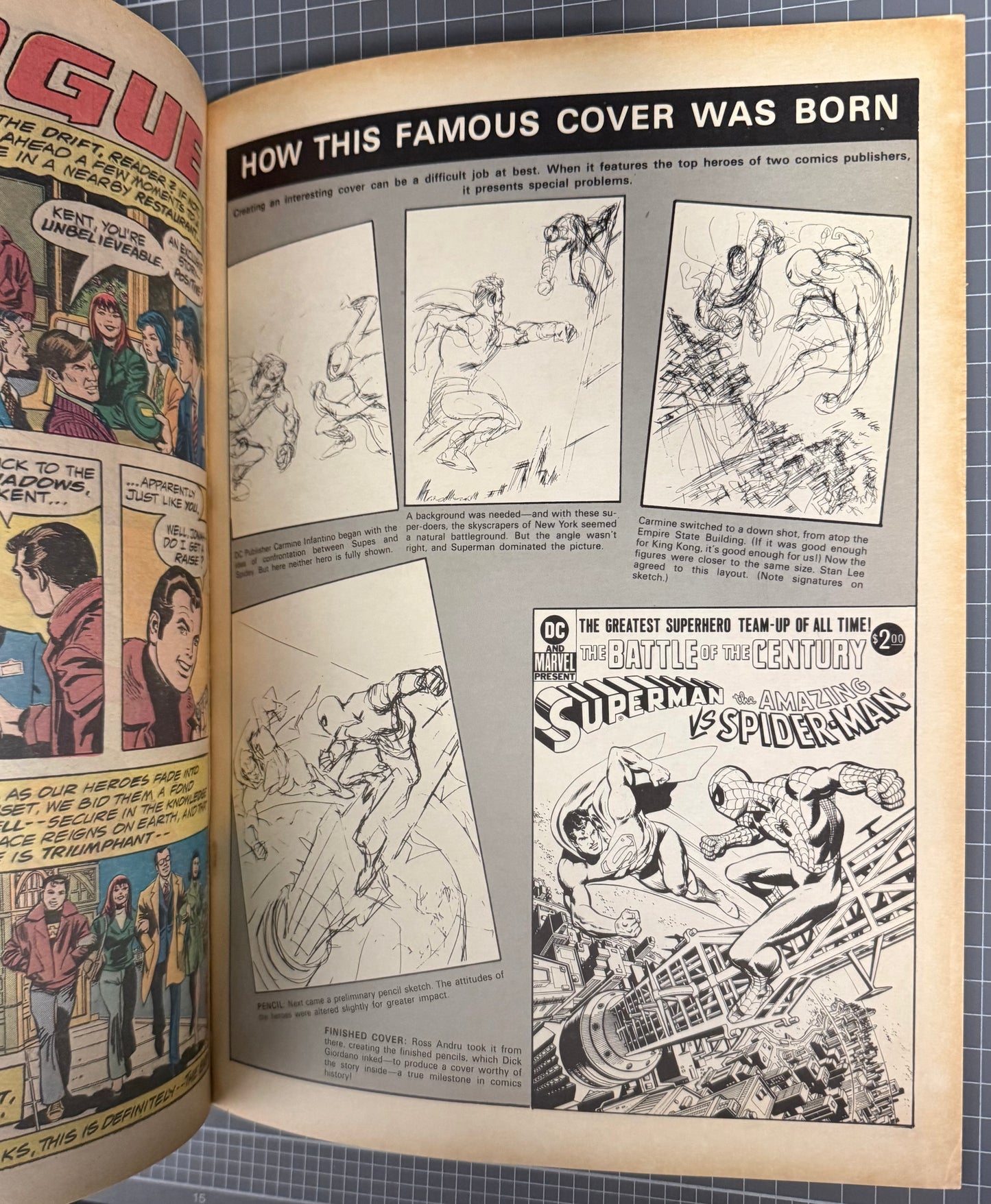 🔑 SUPERMAN VS. THE AMAZING SPIDER-MAN [DC MARVEL PRESENT] TREASURY 1976 FN+