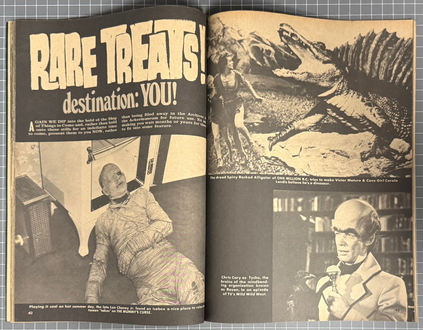 FAMOUS MONSTERS OF FILMLAND #128 [WARREN] HORROR MAGAZINE 1976 FN/VF