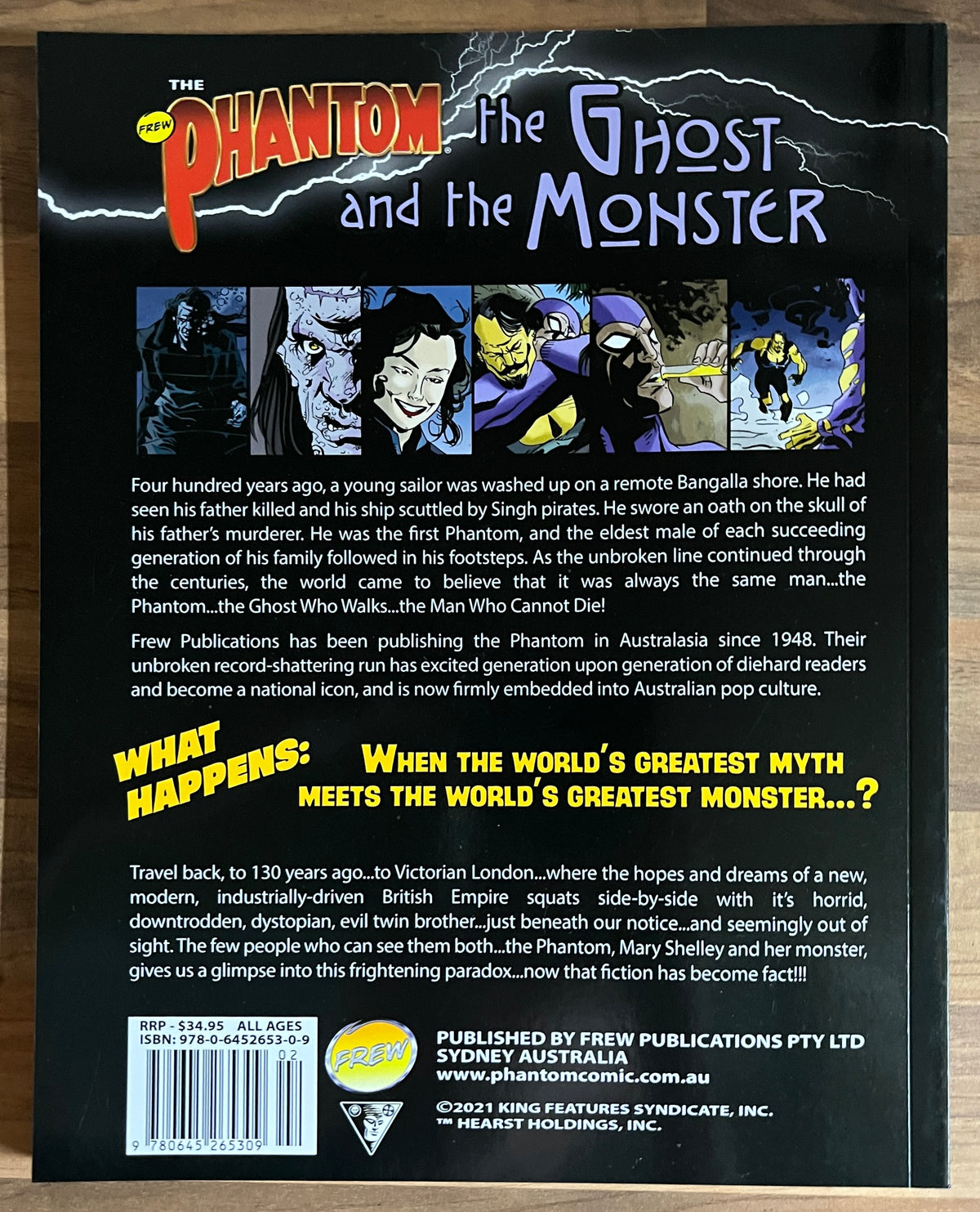 THE PHANTOM: THE GHOST AND THE MONSTER #2 [FREW] GRAPHIC NOVEL 2019 BRAND NEW