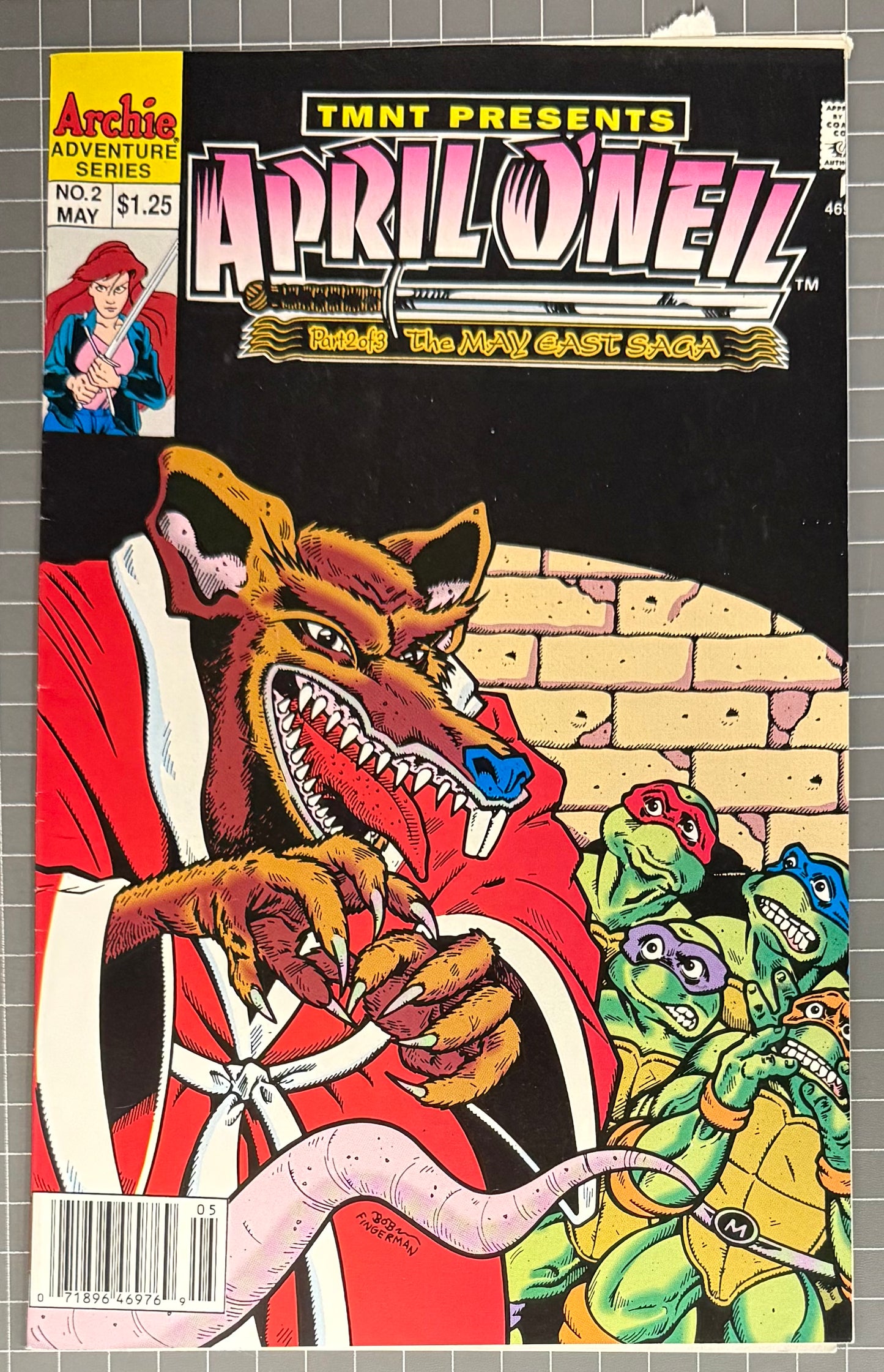 TMNT PRESENTS APRIL O'NEIL MAY EAST SAGA #2 [ARCHIE] COMIC 1993 VG