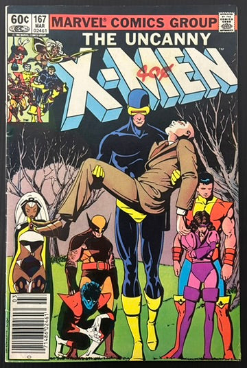 THE UNCANNY X-MEN #167 [MARVEL COMICS] 1983 FN