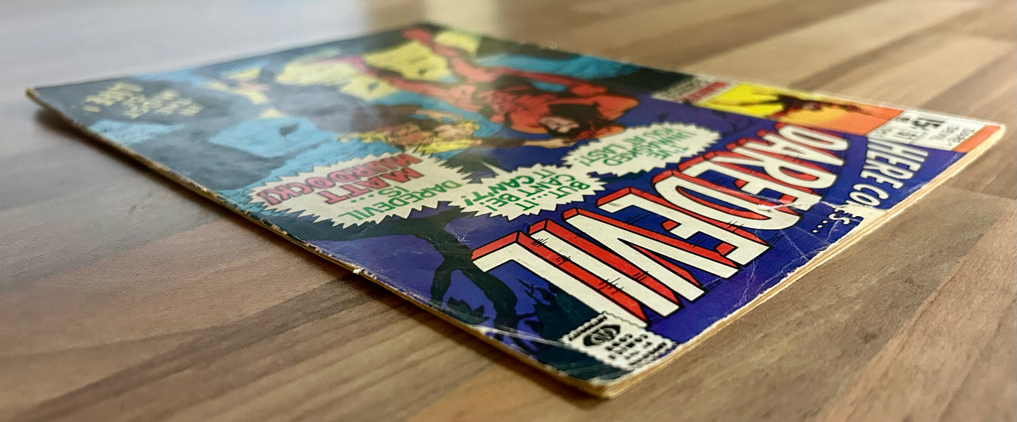 🔑 DAREDEVIL #57 [MARVEL COMICS] DIRECT *IDENTITY REVEAL* 1969 GD