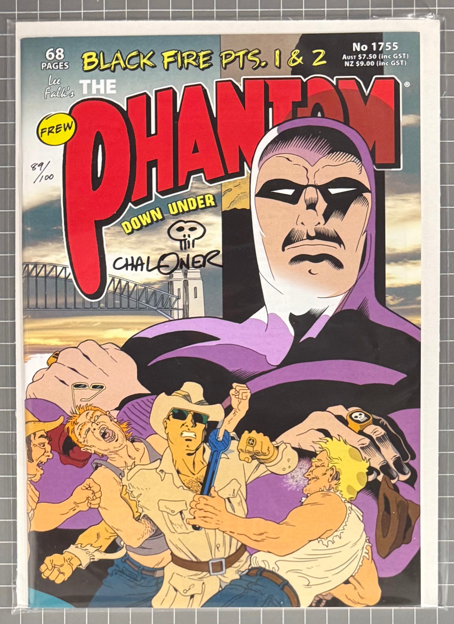 THE PHANTOM #1755 [FREW] ***SIGNED & LIMITED*** AUSTRALIAN COMIC 2016 NM