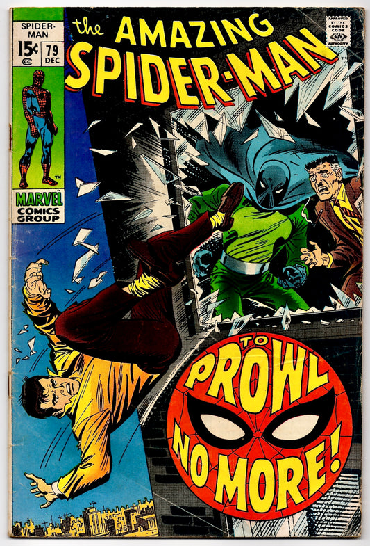 🔑 THE AMAZING SPIDER-MAN #79 (MARVEL) COMIC 1969 *JOHN ROMITA SR.* GD/VG