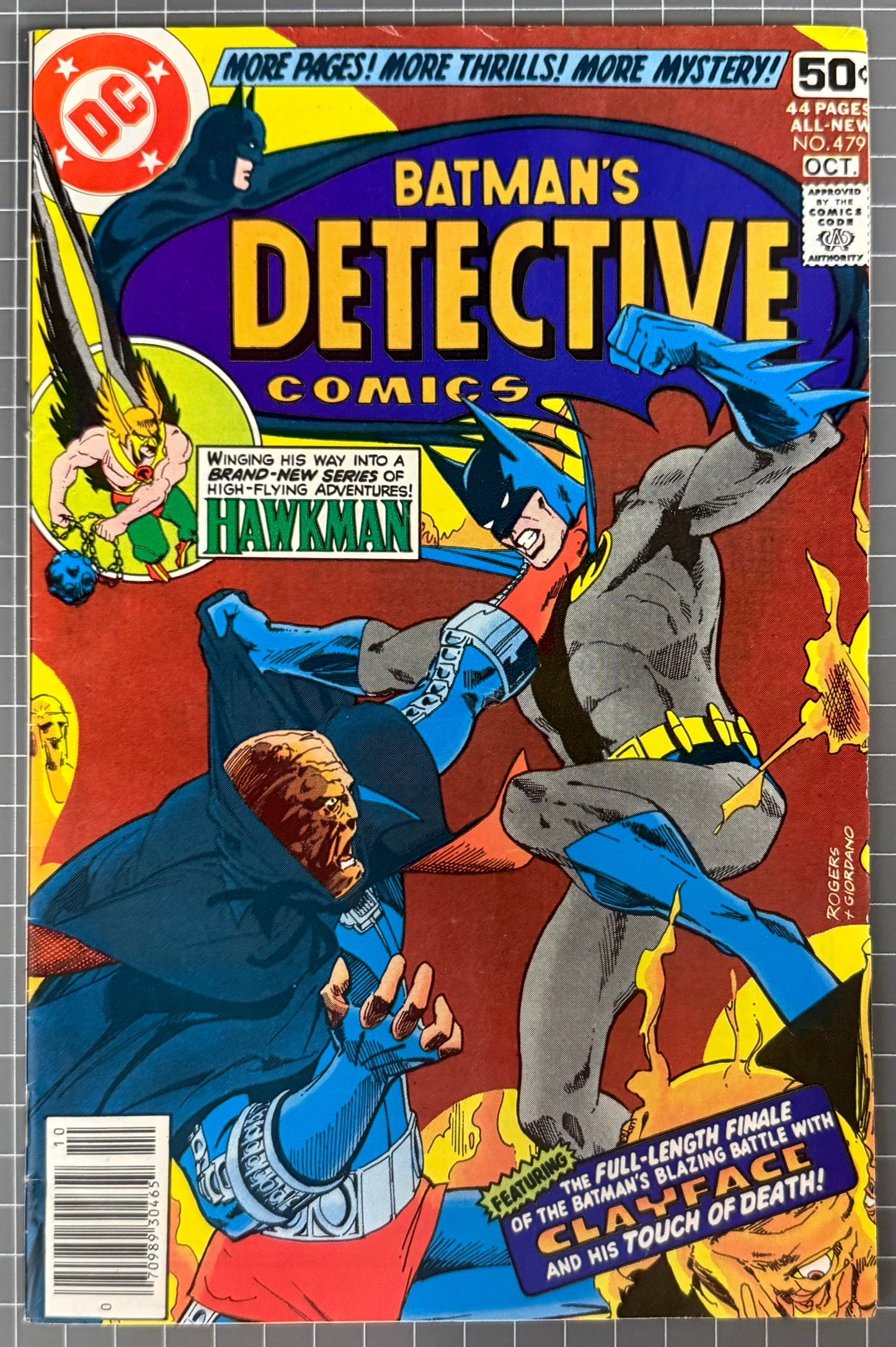 🔑 DETECTIVE COMICS #479 [DC COMICS] *1ST APP. FADEAWAY MAN* 1978 FN/VF