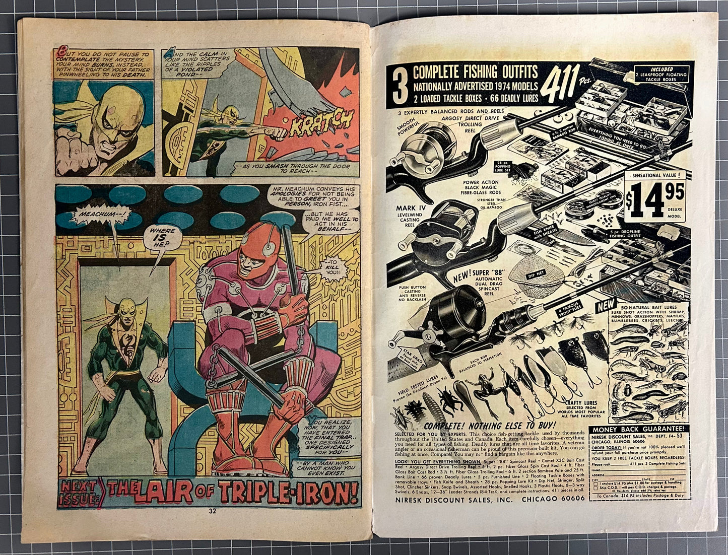 MARVEL PREMIERE #17 [MARVEL COMICS] DIRECT 1974 GD/VG