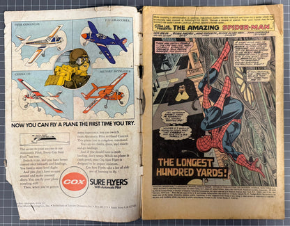 THE AMAZING SPIDER-MAN #153 [MARVEL COMICS] *JOHN ROMITA COVER* 1976 GD-