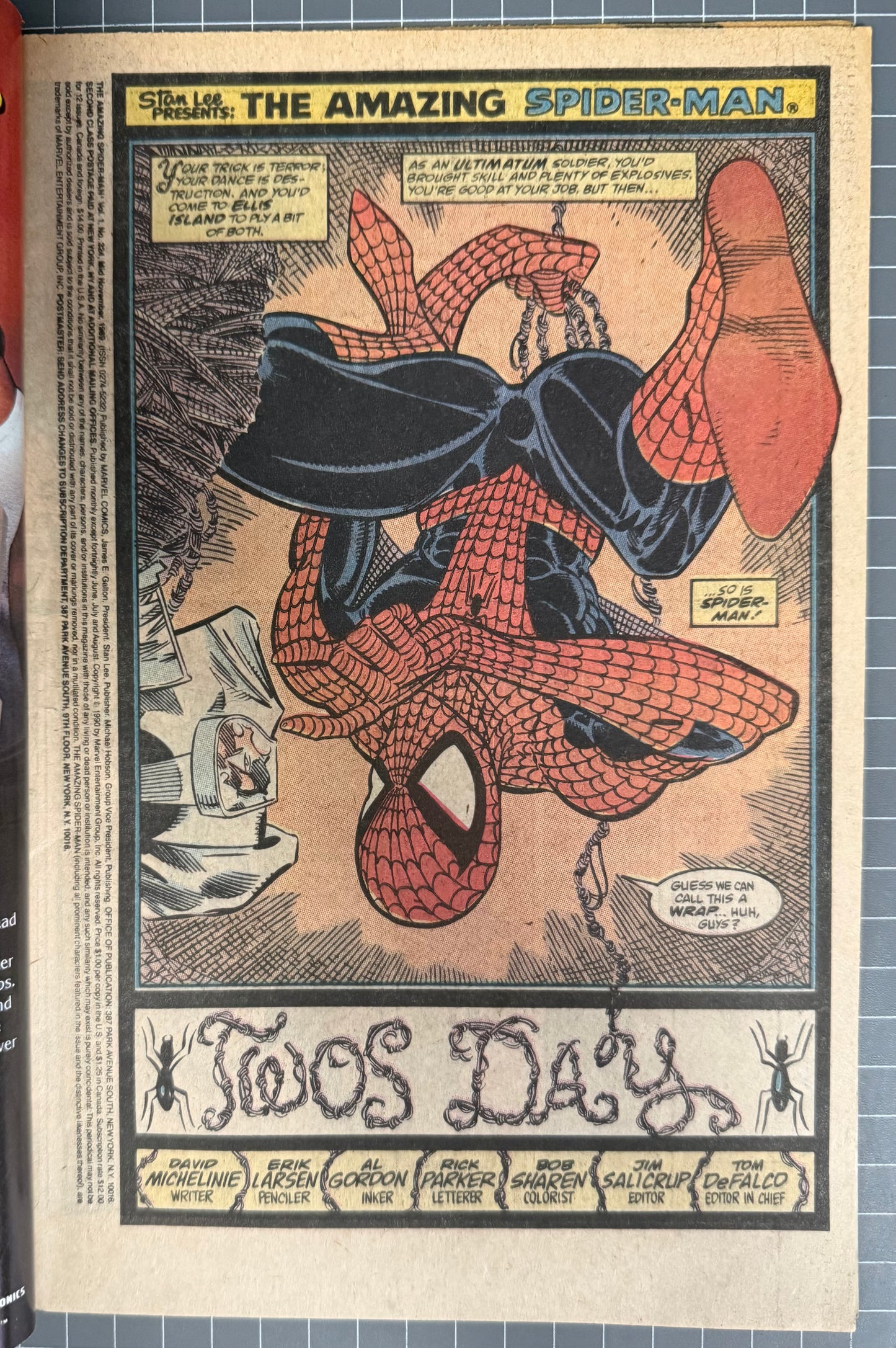 🔑 AMAZING SPIDER-MAN #324 [MARVEL COMICS] *TODD MCFARLANE COVER* 1989 VG/FN