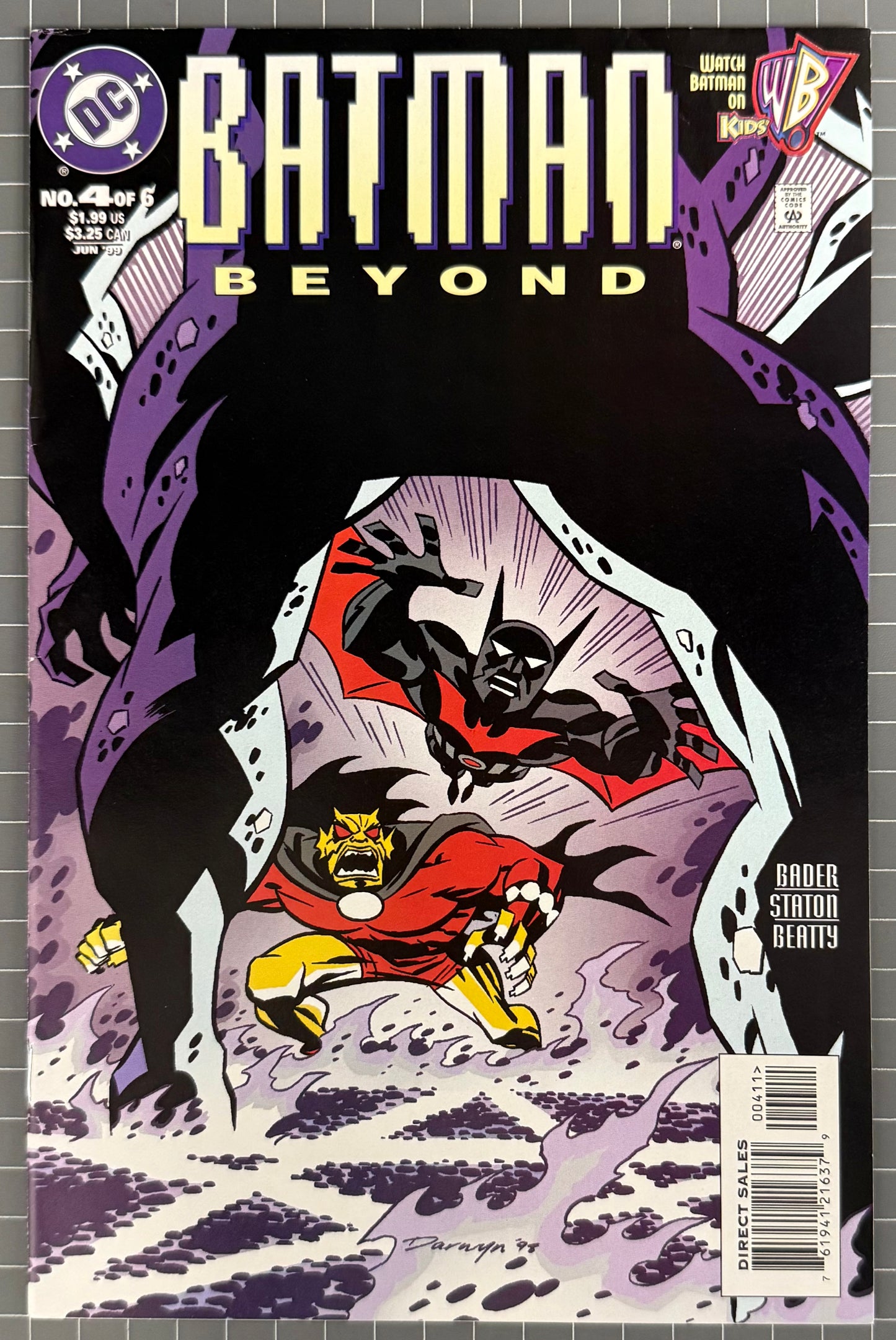 🔑 BATMAN BEYOND #4 [DC COMICS] *1ST APPEARANCE AXILANO* 1999 VF/NM