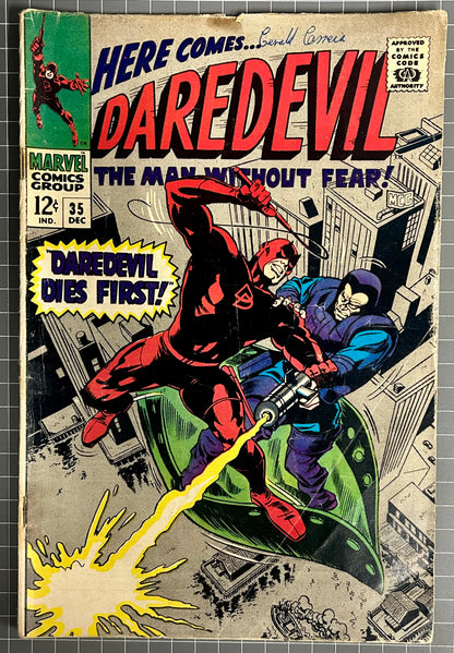 DAREDEVIL #35 [MARVEL COMICS] DIRECT 1967 GD