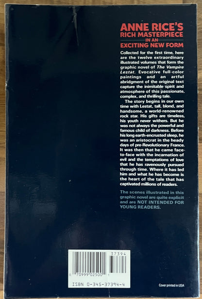 Anne Rice's The Vampire Lestat, A Graphic Novel Adapted by Faye Perozich, Artist Daerick Gross