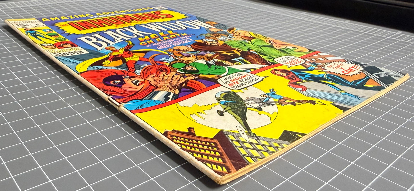 AMAZING ADVENTURES #6 [MARVEL COMICS] *INHUMANS & BLACK WIDOW* 1971 GD+