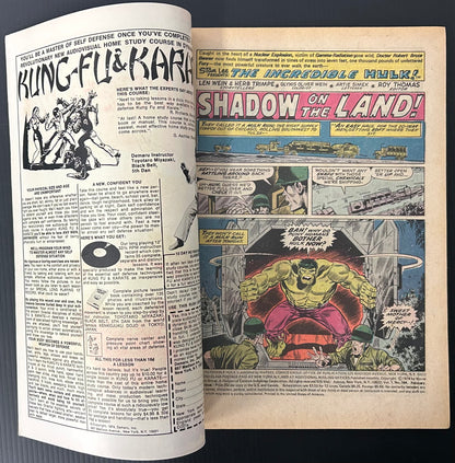 THE INCREDIBLE HULK #184 [MARVEL COMICS] DIRECT 1975 VF-