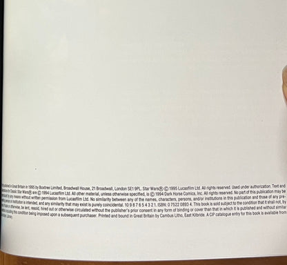 Classic Star Wars: A New Hope TPB Graphic Novel Roy Thomas Boxtree 1995