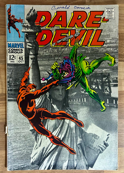 DAREDEVIL #45 [MARVEL COMICS] DIRECT 1968 VG/FN