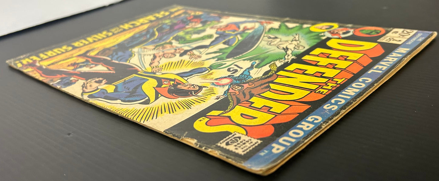 🔑 THE DEFENDERS #2 [MARVEL COMICS] DIRECT *SILVER SURFER JOINS THE DEFENDERS* 1973