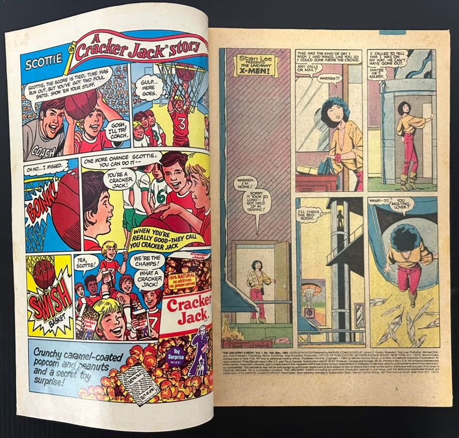 🔑 THE UNCANNY X-MEN #169 [MARVEL COMICS] *1ST APP. CALLISTO* 1983 FN-