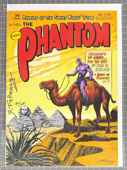 THE PHANTOM #1753 [FREW] ***SIGNED & LIMITED*** AUSTRALIAN COMIC 2016 NM