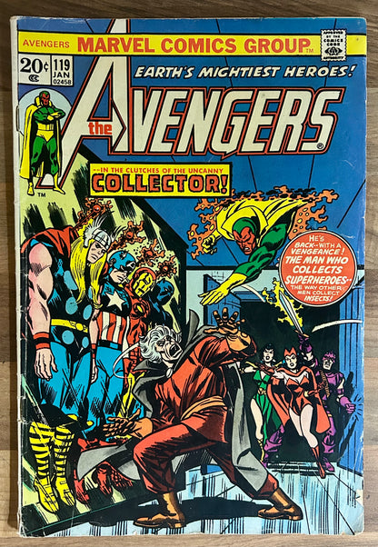 THE AVENGERS #119 [MARVEL COMICS] 1974 VG-