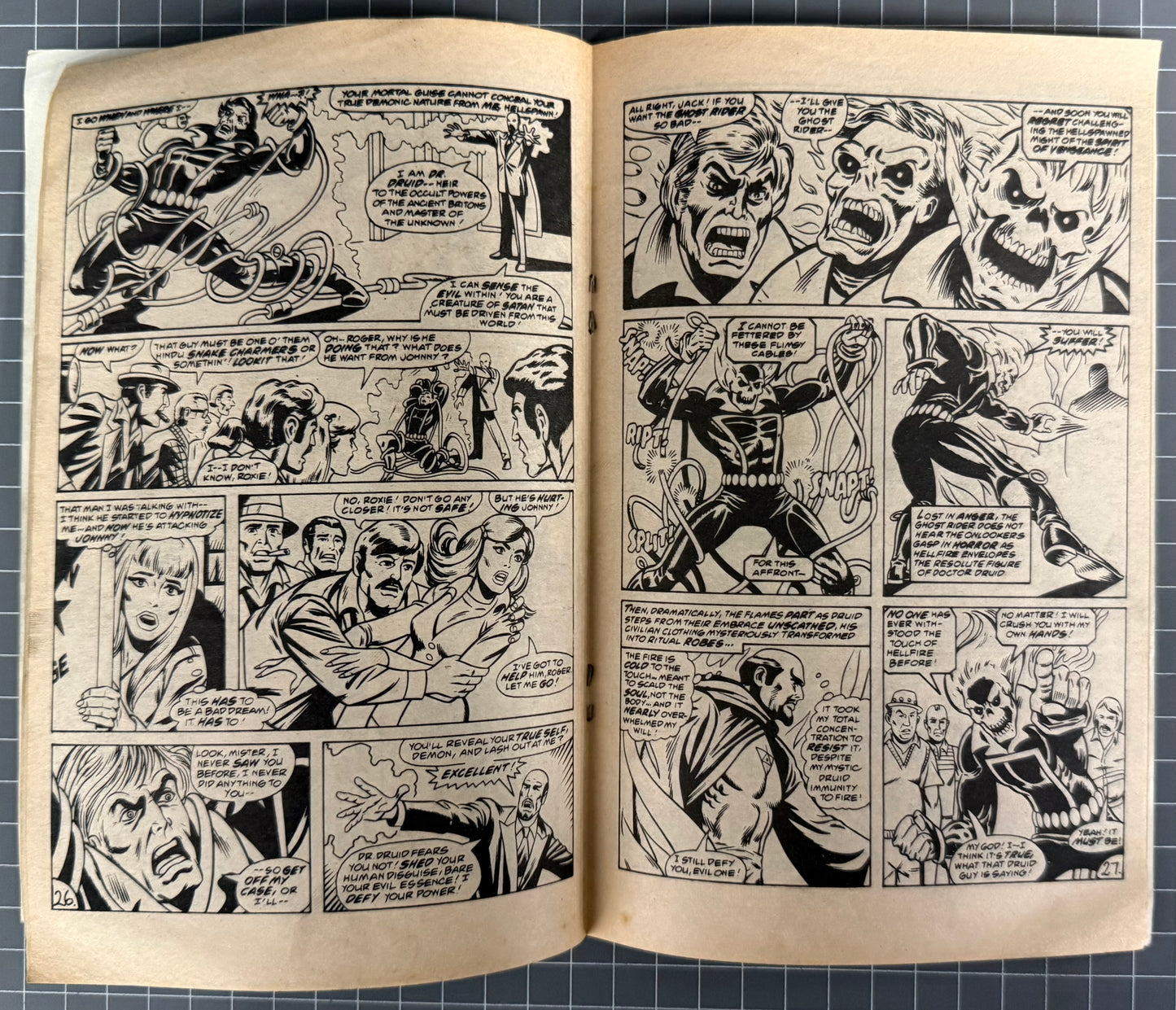 GHOST RIDER #10 [YAFFA PUBLISHING] AUSTRALIAN MARVEL DIGEST COMIC 1982