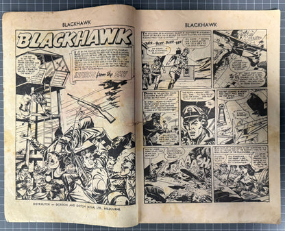 BLACKHAWK COMIC #94 [YOUNG'S MERCHANDISING] AUSTRALIAN COMIC PRE-DECIMAL 1956