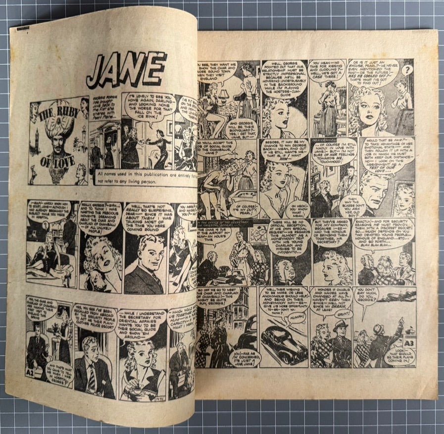 JANE FAMOUS "OOMPH" GIRL #27 (ATLAS) AUSTRALIAN PRE-DECIMAL COMIC 1956