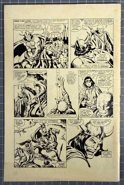 KING CONAN [YAFFA PUBLISHING] AUSTRALIAN MARVEL DIGEST COMIC 1979