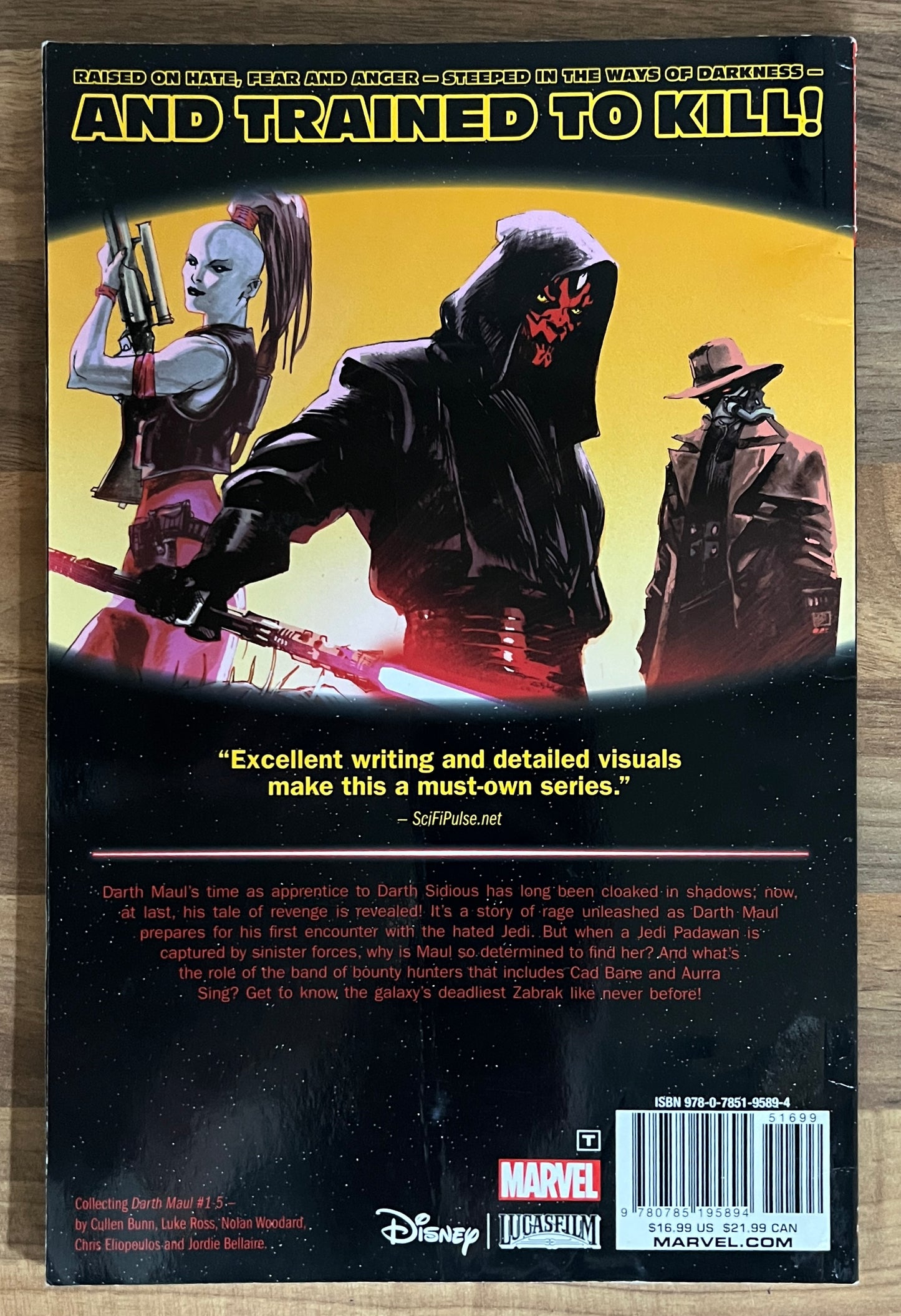 Star Wars: Darth Maul - Bunn, Ross, Woodard Marvel, 2017, 1st Print