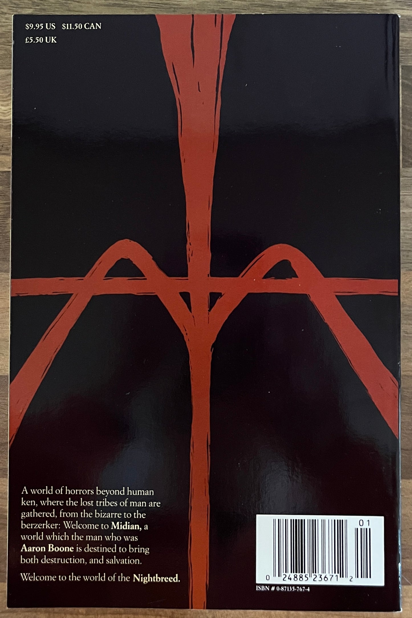 Clive Barker's Night Breed: Genesis, Graphic Novel by Alan Grant, John Wagner, Jim Baikie