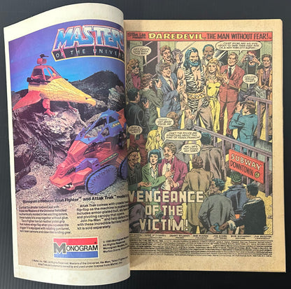 🔑 DAREDEVIL #204 [MARVEL COMICS] NEWSSTAND *1ST APP. CROSSBOW* 1984 FN+