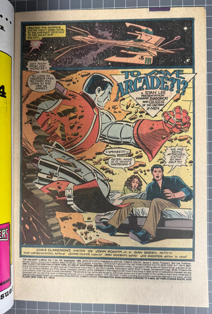 THE UNCANNY X-MEN #197 [MARVEL COMICS] NEWSSTAND 1985 VF-