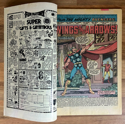 🔑 THE AVENGERS #189 [MARVEL COMICS] *HAWKEYE SOLO BATTLE* 1979 FN+