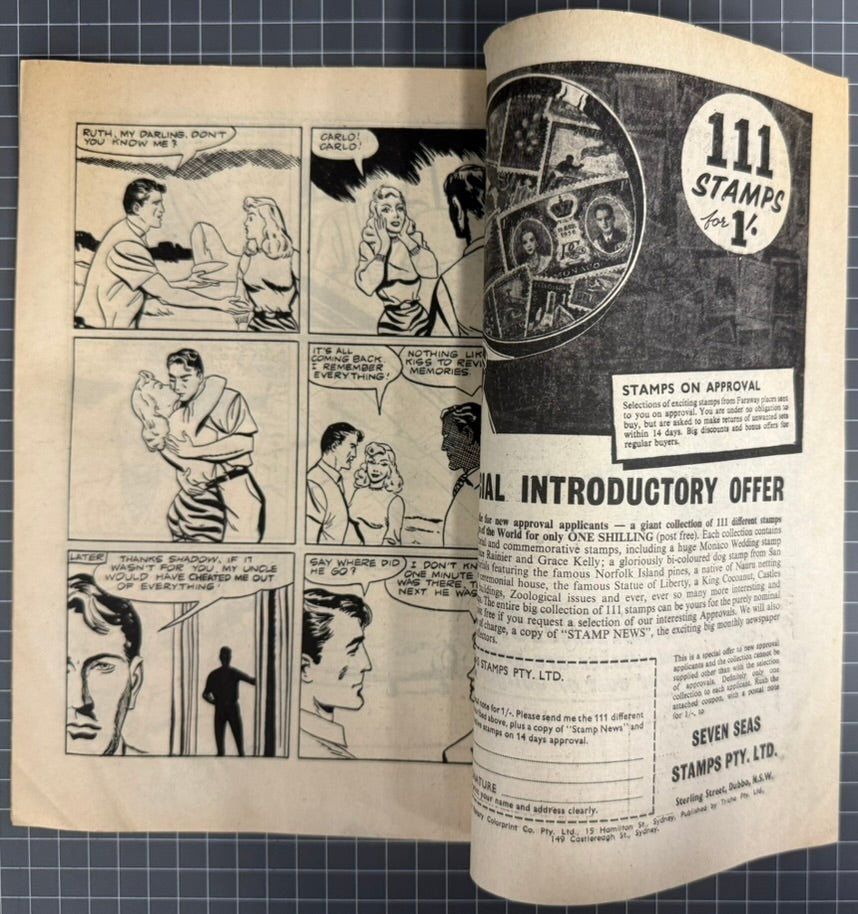 THE SHADOW #99 [TRICHO] AUSTRALIAN PRE-DECIMAL COMIC 1962