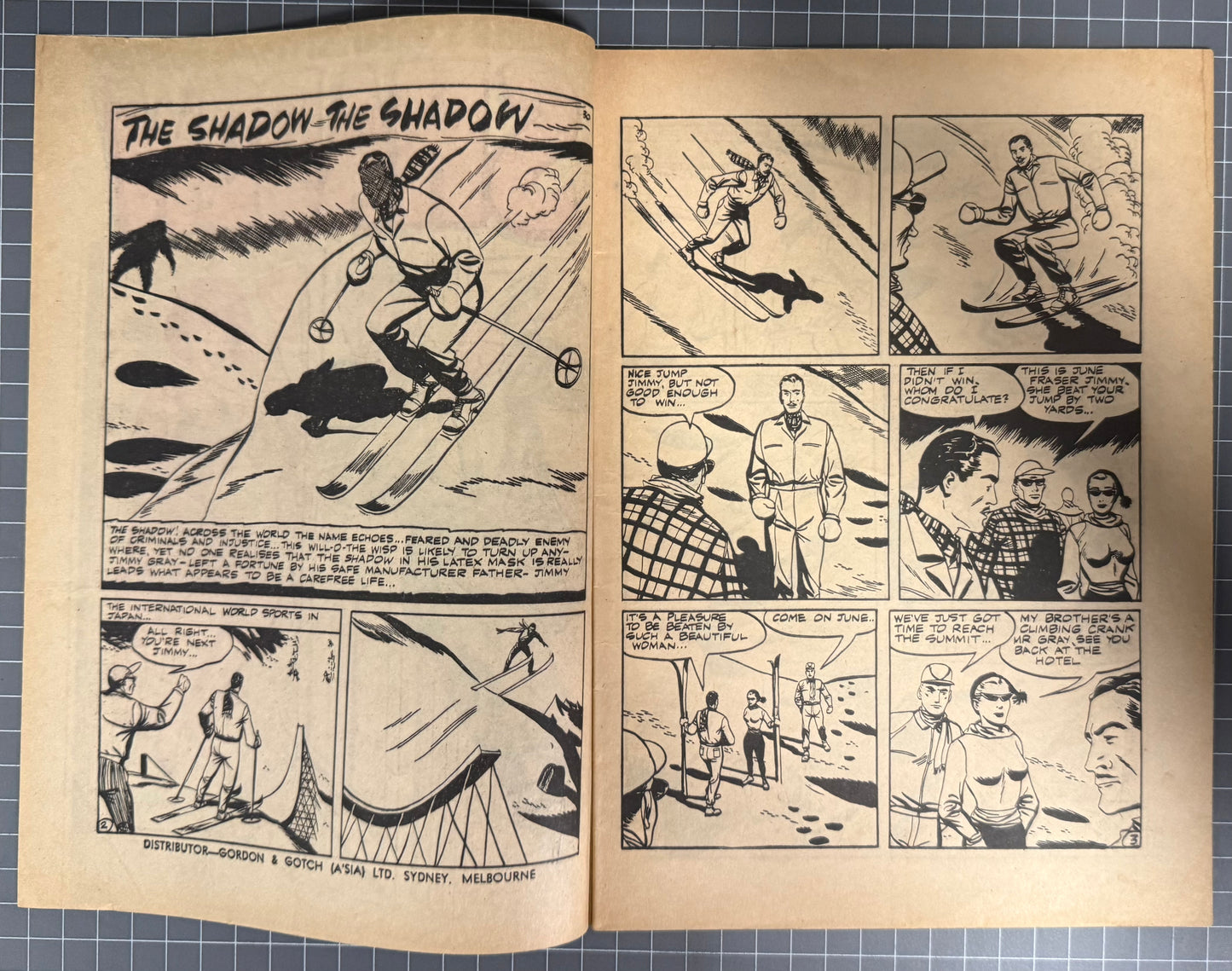 THE SHADOW #92 [TRICHO] AUSTRALIAN PRE-DECIMAL COMIC 1962
