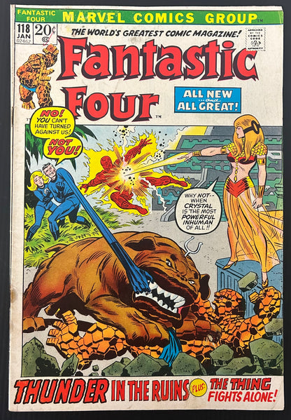 FANTASTIC FOUR #118 [MARVEL COMICS] DIRECT 1972 GD+