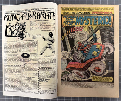 🔑 AMAZING SPIDER-MAN #141 [MARVEL COMICS] *1ST APP. 2ND MYSTERIO* 1975 VG/FN