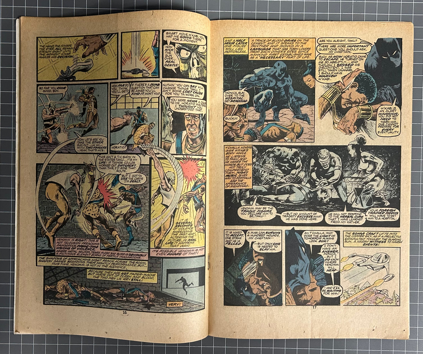 JUNGLE ACTION #16 [MARVEL COMICS] DIRECT 1975 VG+