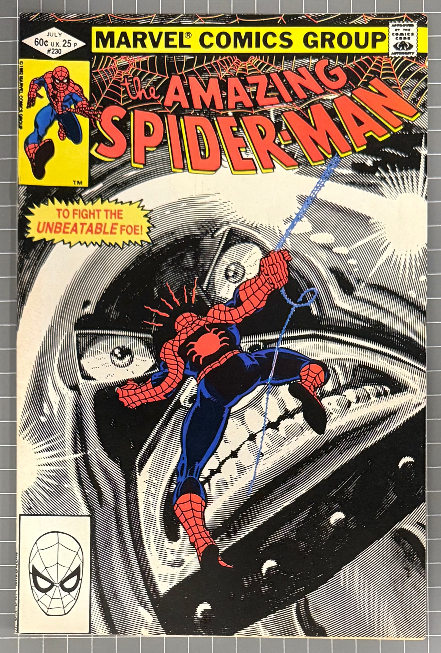 🔑 THE AMAZING SPIDER-MAN #230 [MARVEL COMICS] DIRECT 1982 VF-