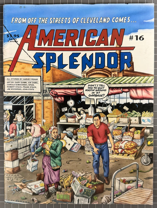 AMERICAN SPLENDOR #16 [HARVEY PEKAR] MAGAZINE COMIC 1991 FN