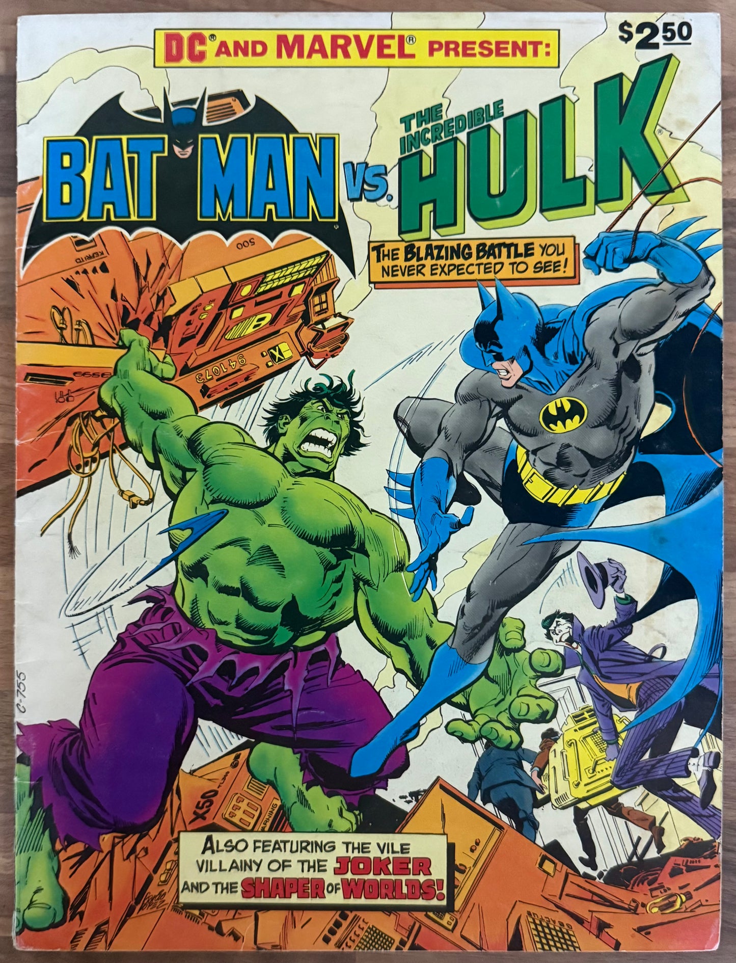 🔑 DC SPECIAL SERIES #27: BATMAN VS. INCREDIBLE HULK TREASURY COMIC 1981 VG/FN