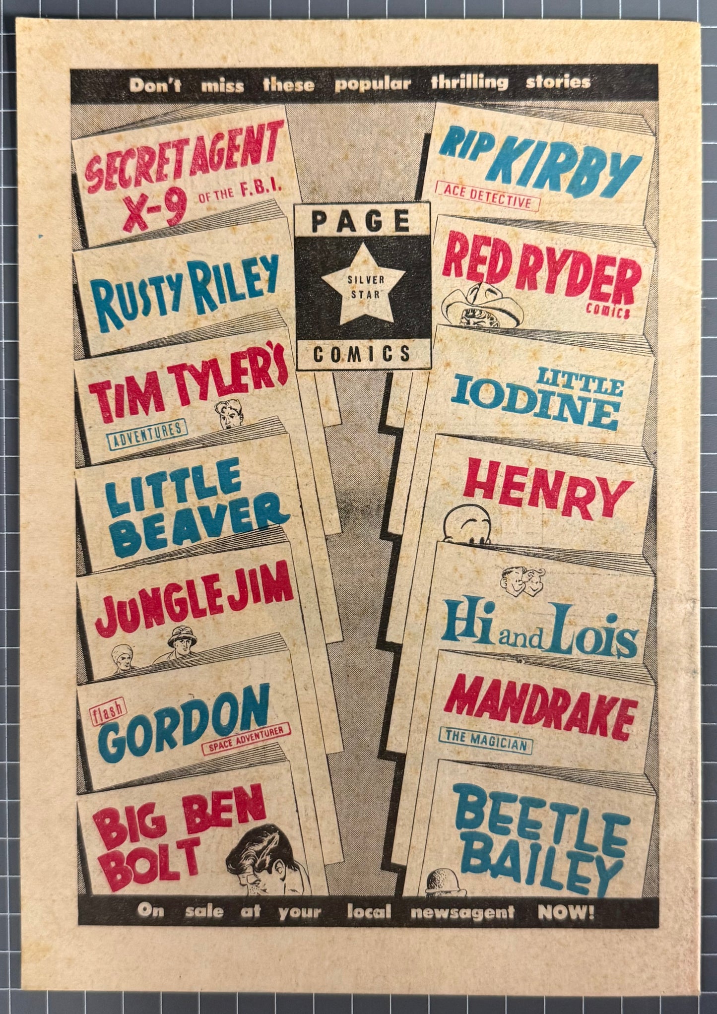 ADVENTURES OF CATMAN #16 [PAGE PUBLICATIONS] AUSTRALIAN PRE-DECIMAL COMIC 1966
